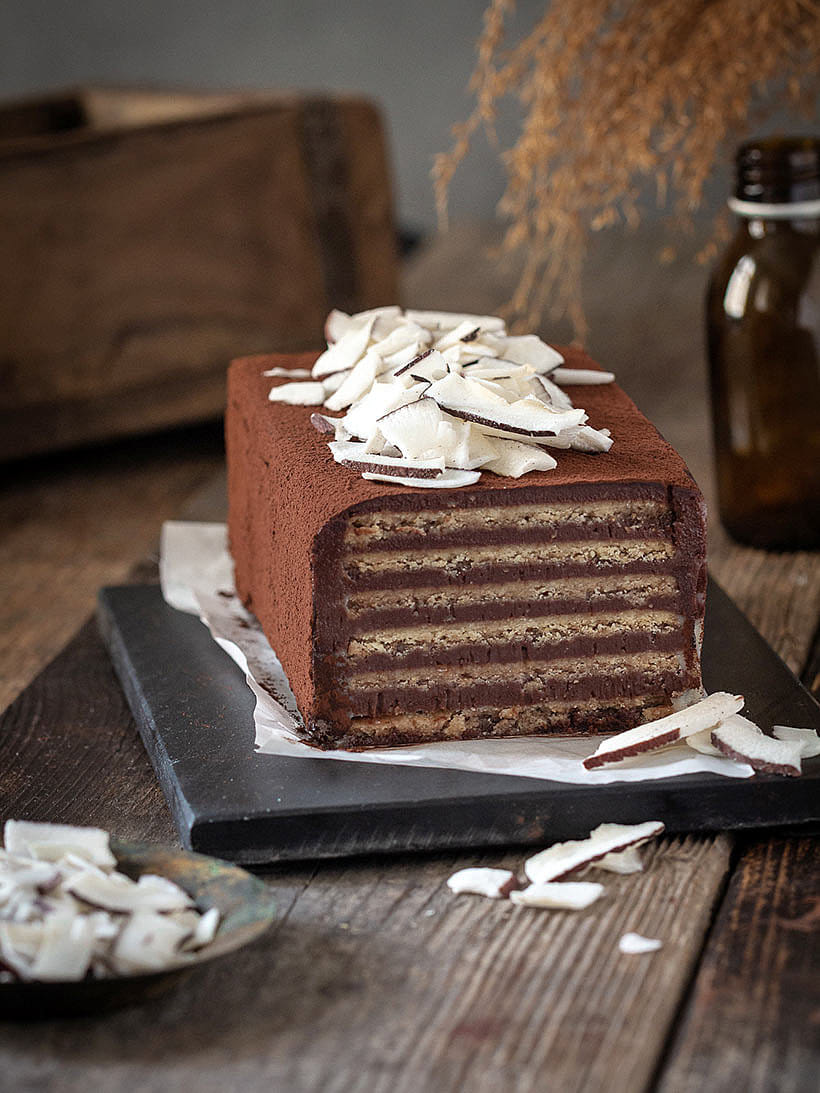 Schoko Keks Kuchen Kalter Hund Zotter Schokolade