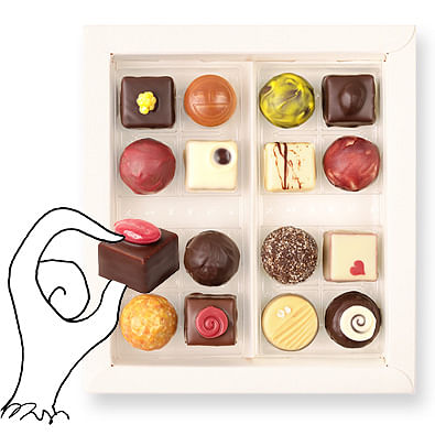 Biofekt configurator - customized chocolate box